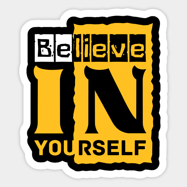 Believe In Yourself Confidence Motivational Sticker by Summerch